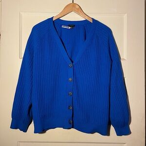TALBOTS BLUE CARDIGAN